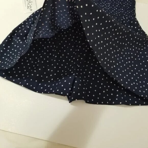 NWT Pippa & Julie Navy Polka dot romper size 10 (F16) - Picture 11 of 11